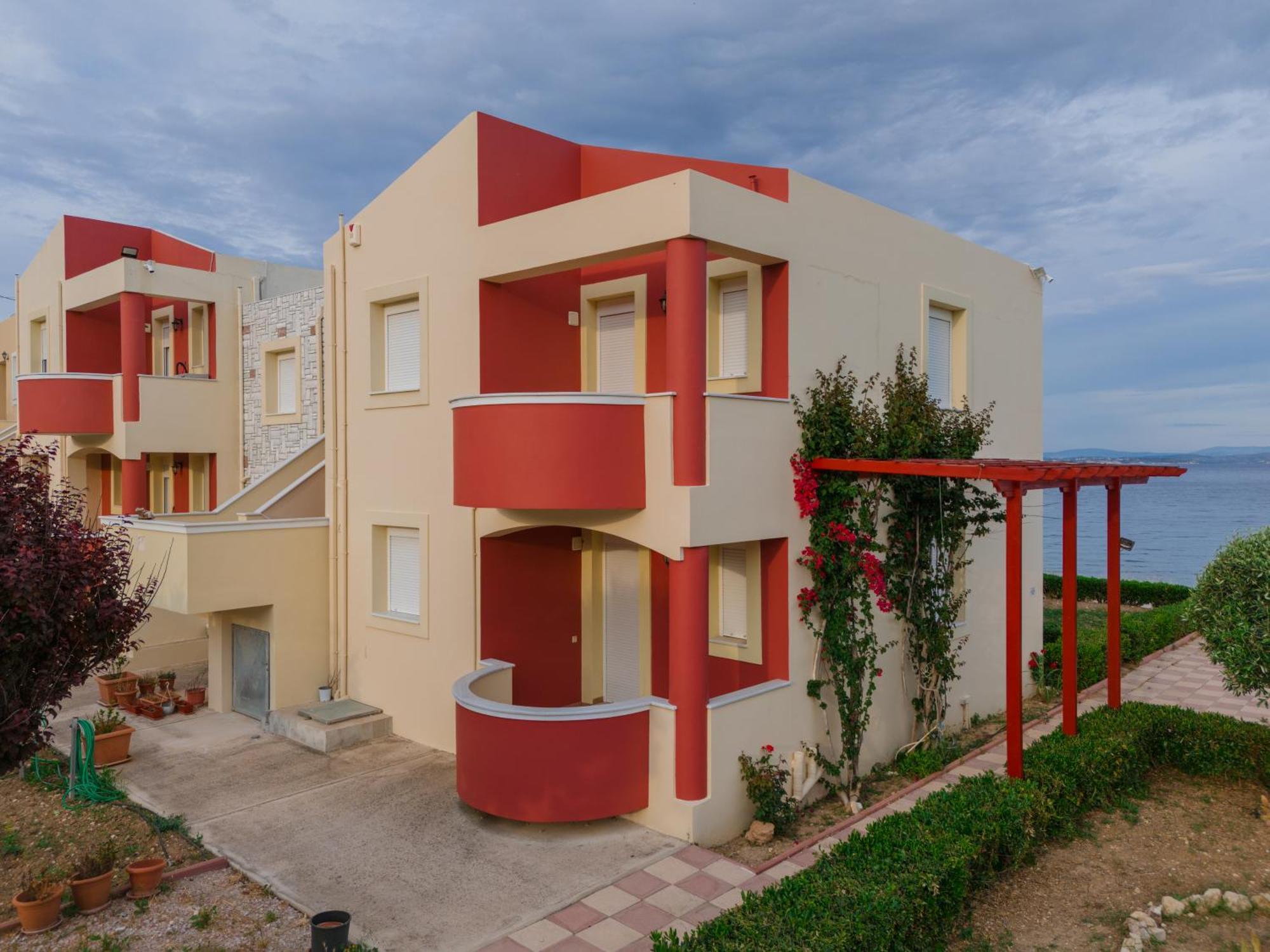 Marine Apartments Venetiko Paralia Agias Foteinis Exterior photo